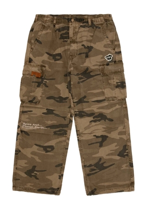AAPE BY *A BATHING APE® camouflage-pattern trousers - Neutrals