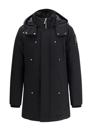 Moose Knuckles long-sleeve hooded parka - Black