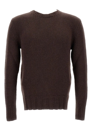 Customer Lovers crew-neck sweater - Brown