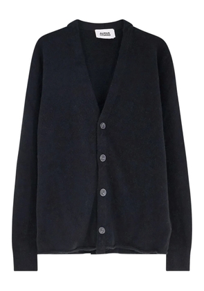 ALPHA STUDIO button V-neck cardigan - Black