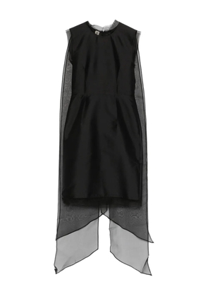 The Garment Vivaldi tulle-panel midi dress - Black