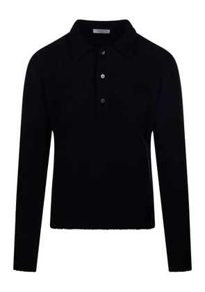 Diana Studio wool-blend polo shirt - Black