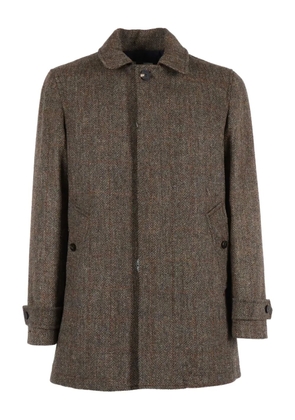 Camplin herringbone coat - Brown