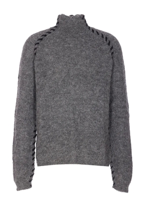 Thom Krom high-neck sweater - Grey
