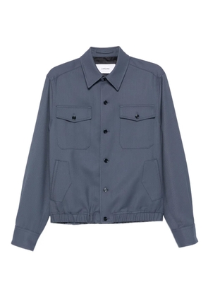 Lardini button-fastening flap-pocket jacket - Blue