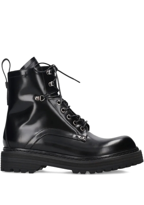 Premiata lace-up ankle boots - Black
