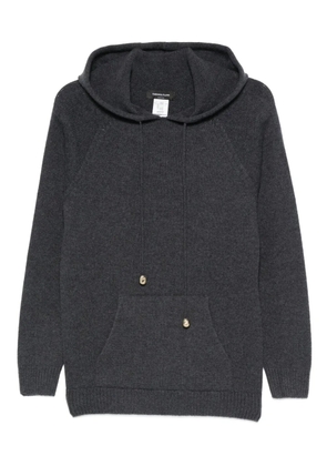 Fabiana Filippi wool blend hoodie - Black