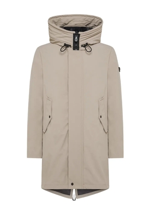 Peuterey hooded drawstring parka coat - Neutrals