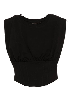 Good American crew neck tank top - Black