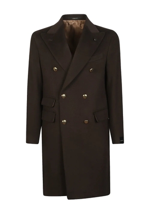 Gabriele Pasini double-breasted button coat - Brown