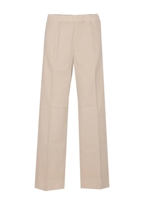 TRUE AVENUE welt-pocket trousers - Neutrals