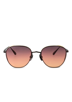 Linda Farrow Hardy titanium sunglasses - Brown