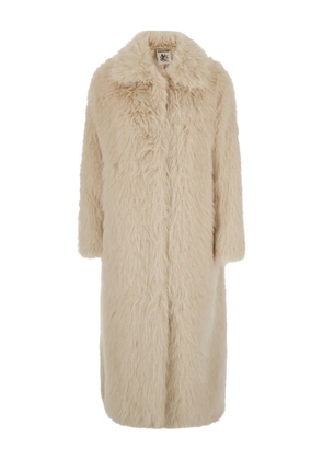 Semicouture faux-fur coat - Neutrals