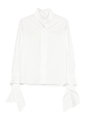 Raquel Diniz Elea tied-cuff shirt - White