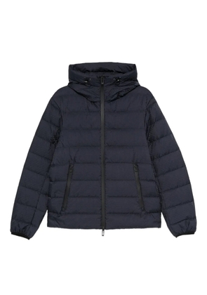 Emporio Armani all-over-logo jacket - Blue