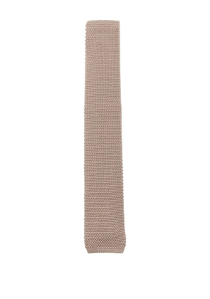 Husbands knitted silk tie - Brown