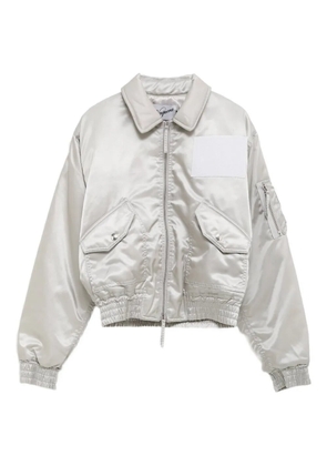 Vaquera collared bomber jacket - Grey