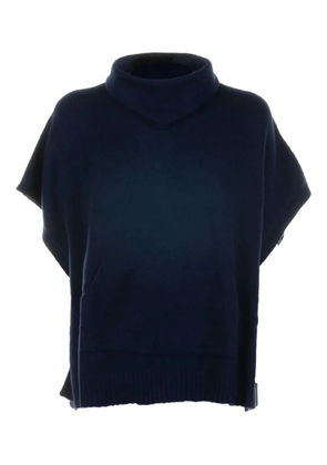 cinque roll-neck pocket sweater - Blue