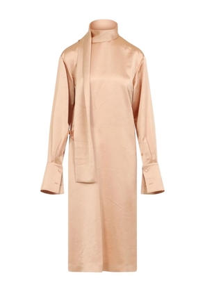 Carven scarf-neck dress - Neutrals