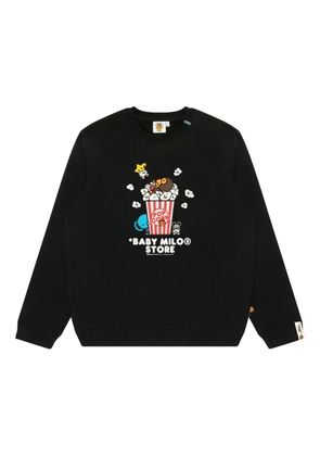 *BABY MILO® STORE BY *A BATHING APE® popcorn-print sweatshirt - Black