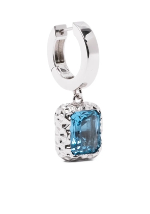 DARKAI drop aquamarine earrings - Silver