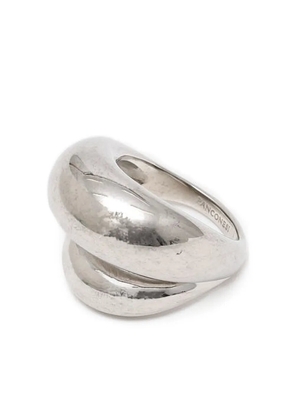 Panconesi double-band ring - Silver