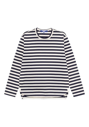 Junya Watanabe MAN long-sleeve striped T-shirt - Blue