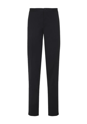 Canali pressed-crease trousers - Black