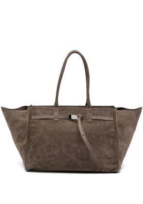 Benedetta Bruzziches suede tote bag - Brown