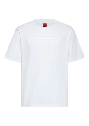 Ferrari logo-print T-shirt - White