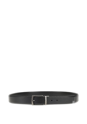 Emporio Armani reversible textured belt - Black