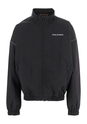 CULTURA zip-up bomber jacket - Black