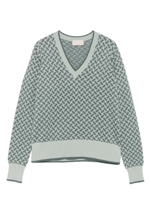 Drumohr v-neck sweater - Green