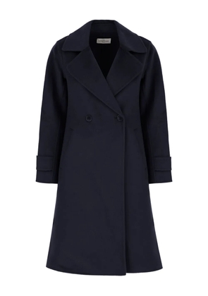 THE DYNAMIS STUDIO double-breasted wool coat - Blue