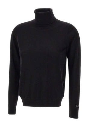 Sun68 turtleneck sweater - Black