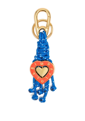 Bimba y Lola heart-charm rope keyring - Blue