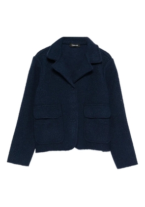 anne claire notched-lapel jacket - Blue