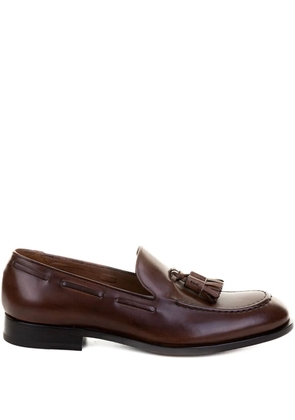 Fratelli Rossetti tassels-motif leather loafers - Brown