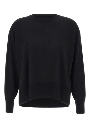kaos ribbed side-slits sweater - Black