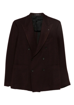 Tagliatore double-breasted blazer - Red