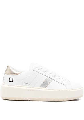 D.A.T.E. leather platform sneakers - White