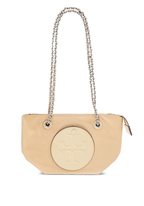 Tory Burch logo-patch chain tote bag - Neutrals