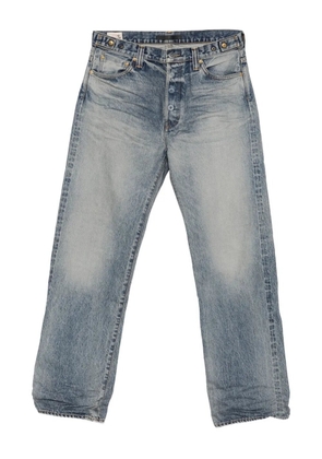Mastercraft Union faded-effect five-pocket jeans - Blue