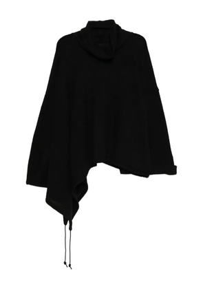 Yohji Yamamoto turtle-neck jumper - Black