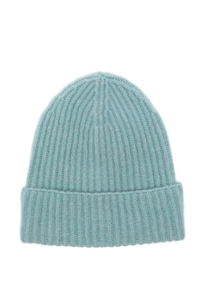 Roberto Collina ribbed beanie - Blue