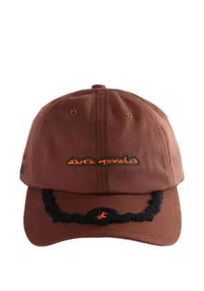 ASICS x Kiko Kostadinov embroidered-detail baseball cap - Brown