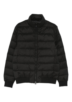 Save The Duck quilted zip-up sweater - Black