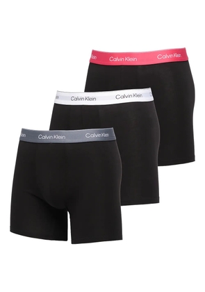 Calvin Klein logo-waistband boxers (pack of three) - Black