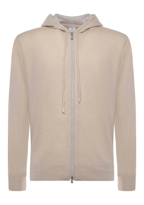 Eleventy zip-up hoodie - Neutrals