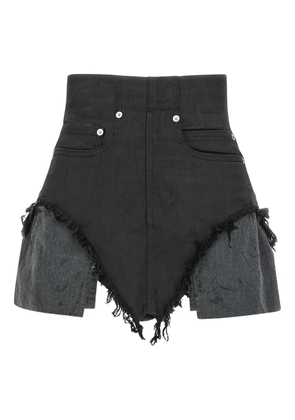 Rick Owens DRKSHDW frayed shorts - Black